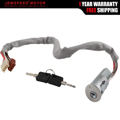 Ignition Switch Lock Barrel&Keys For Peugeot 205 1982-1997 309 1986-1993 MK1 MK2 - Image 1 of 4