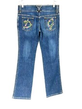 Vtg Dolce&Gabbana Embroidered JEANS NWT 44 12-14