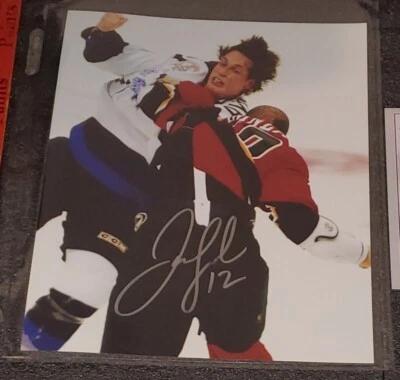 FOTO DE LUCHA 8x10 firmada autografiada por Jarome Originla Hof 📸 llamas certificadas Foto 1 de 4