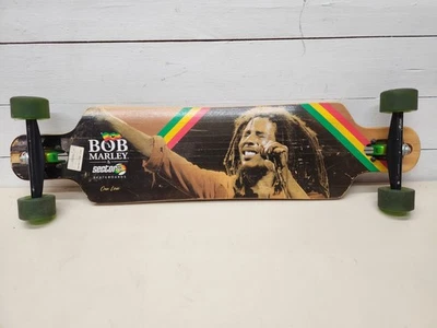 Sector 9 Bob Marley One Love 38” Longboard Skateboard Deck w/ Gull Wing Trucks - Image 1 of 4