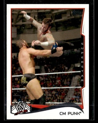 2014 Topps WWE #12 CM Punk - Image 1 of 2