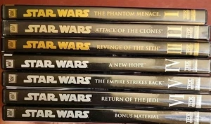 STAR WARS Complete 1-6 DVD  with Bonus Disc Set FREE SHIPPING! - Picture 1 of 2