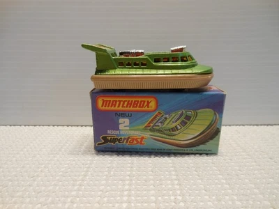 MATCHBOX LESNEY 75 SUPERFAST 1978 #2 AERODESLIZADOR DE RESCATE NUEVO EN CAJA Foto 1 de 4
