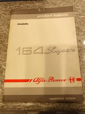 ALFA ROMEO product bulletin bollettino tecnico 164 SUPER 3.0 - V6 TURBO - TD - Immagine 1 di 4