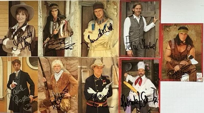 Winnetou 9x signiert Bad Segeberg Karte Unterschrift Signatur Autogramm Konvolut - Bild 1 von 2