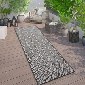 Rugshop Indoor Outdoor Runners Geometric Cubes Outdoor Rug Runner Patio Rugs 2x7 - Picture 1 of 11