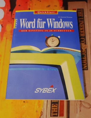 Wiseman Word für Windows Einstieg in 20 Schritten (Sybex 1990 Buch) - Bild 1 von 2