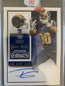 2015 CONTENDERS TODD GURLEY ROOKIE TICKET AUTOGRAMM AUTO RAMS - Bild 1 von 2
