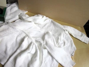 3 x Babyflügelhemdchen Strick aus den 60er Jahren Vintage 56, 62, 68 - Bild 1 von 5