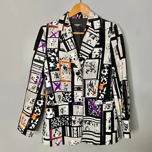 Rara giacca blazer vintage storia iceberg dalmata cucciolo donna taglia 42 Italia - Foto 1 di 11