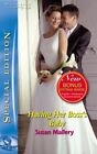 Having Her Bosss Baby Silhouette Special Edition By Susan Mallery Paperback