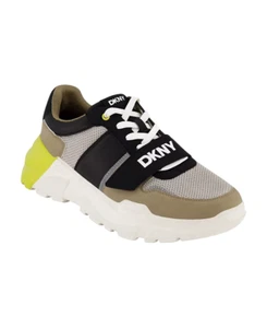 Zapatilla deportiva DKNY para hombre de medios mixtos con correa de logotipo DG4S0003 BRONCEADA - Imagen 1 de 5