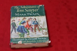 The Adventures Of Tom Sawyer - Mark Twain - Vintage 1946 - Hardback Illustrated - Picture 1 of 13