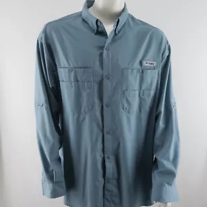 Columbia PFG Herren Angeln Outdoor belüftetes Hemd Größe 2XL grün - Bild 1 von 10