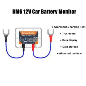 Moniteur de batterie BM6 avec batterie de voiture bilan de santé application surveillance testeur de batterie