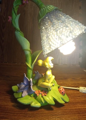 LÁMPARA TULIPÁN DISNEY TINKERBELL 2004 SIN ALAS Probada. Foto 1 de 4