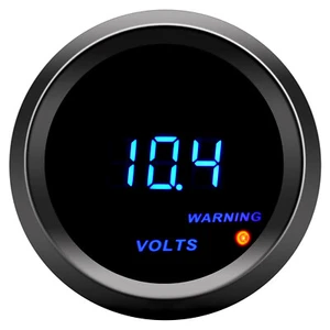 2" 52mm Universal Blue Digital LED Elec Volt Voltage Meter Gauge Boat Car Auto - Picture 1 of 15