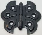 Oil Rubbed Bronze Butterfly Hinge Steel, shell design vintage rustic antique old