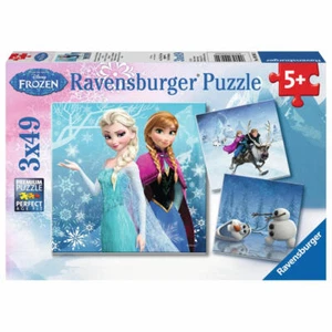 Ravensburger Puzzle Disney Frozen Abenteuer Im Winterland Kinderpuzzle 3 x 49 T. - Bild 1 von 1