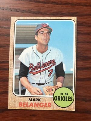 1968 Topps Mark Belanger    #118 Baltimore Orioles - Image 1 of 2