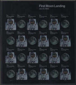 2019 First Moon Landing 50th Anniversary 2 designs Sc 5400a full MNH sheet of 24 - Picture 1 of 1