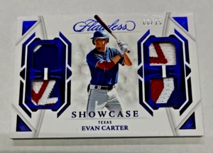 2023 PANINI - FLAWLESS EVAN CARTER SHOWCASE #06/15 NO. SHO-EC - Picture 1 of 3