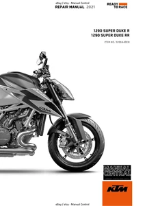 KTM 2021 - 1290 SUPER DUKE RR - TALLER REPARACIÓN MANUAL DE SERVICIO REIMPRESO - Imagen 1 de 8