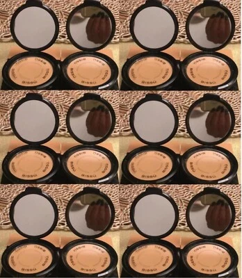 LOT OF 12 BISSU PROFESSIONAL POWDER MAKEUP # 6 NATURAL BEIGE BEAUTY FACE PRESSED - Image 1 of 4