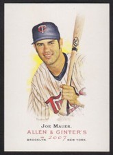 2007 Topps Allen & Ginter #165 Joe Mauer Minnesota Twins