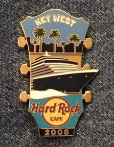 Pin de guitarra Hard Rock Cafe ~ 2008 ~ Serie de cruceros Key West ~ Cabezal de guitarra ~ HRC - Imagen 1 de 3