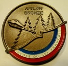 ESF Médaille AIGLON BRONZE Récompense École du SKI Français Neuve Charly SAUT