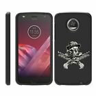 For Motorola Moto G5 Plus XT1687 Case Hybrid Dual Layer + 1 Black Case Bundle