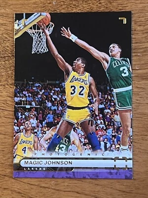 2022-23 Panini Photogenic Basketball Magic Johnson Los Angeles Lakers Base #81 - Image 1 of 2