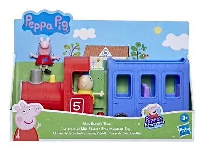 Hasbro Peppa Pig Peppa’s Adventures Miss Rabbit’s Train Detachable Preschool Toy - Image 1 of 2