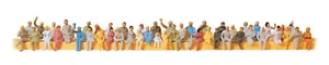 HO Preiser 14400 FORTY-EIGHT (48) SEATED FIGURES for Interiors (Full & Partial) - Picture 1 of 2