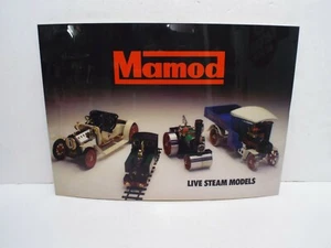 MAMOD LIVE STEAM MODELS DEALERS BIG CARD SIGN 16 X 12" EXCELLENT (B169) - Picture 1 of 2