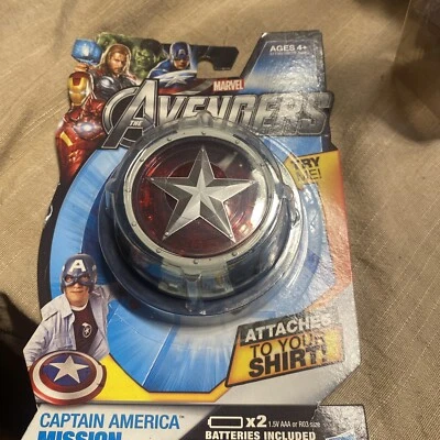 Marvel Avengers Capitán América Misión Star Battle Sounds Juego de simulación 2012 Foto 1 de 2