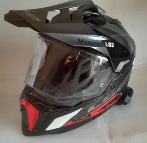 *CLEARANCE* LS2 MX701 Explorer Carbon Gloss Adventure Motocross/Road Helmet (XS) - Picture 1 of 15