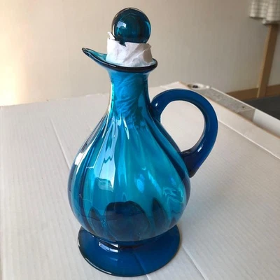 jarra cristal azul Foto 1 de 4