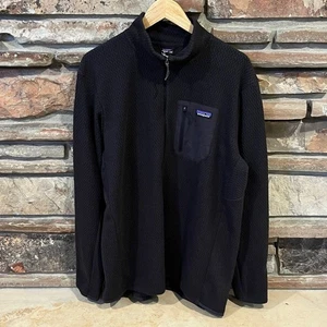 Patagonia R1 Air Zip Neck Classic Black Pullover Fleece Jacket - Picture 1 of 7