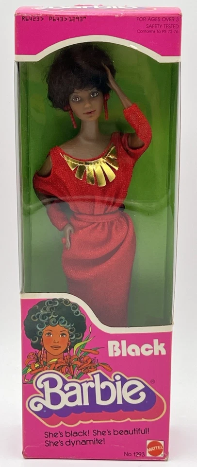 Black Barbie Doll 1979 Mattel 1293 NRFB
