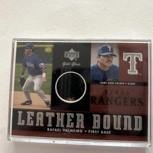 2001 Upper Deck Gold Glove Leather Bound Rafael Palmeiro #LB-RP - Picture 1 of 2