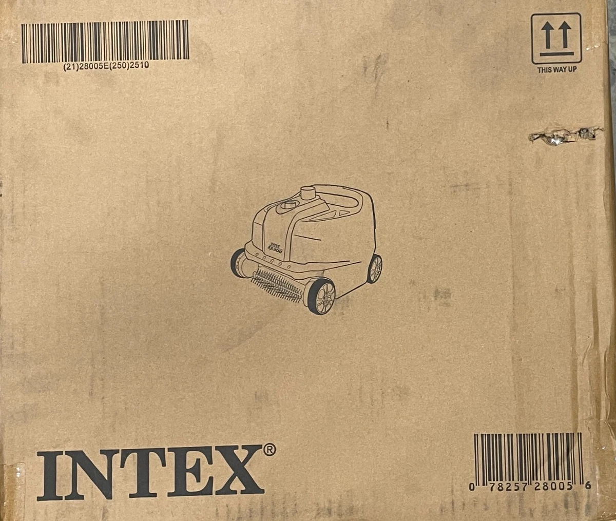 Intex 28005E Swimming Pool Floor and Wall Cleaner Robot Vacuum for