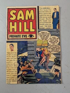 Sam Hill Private Eye #1 Golden Age First Issue Close-Up, Inc. 1950 - Picture 1 of 5