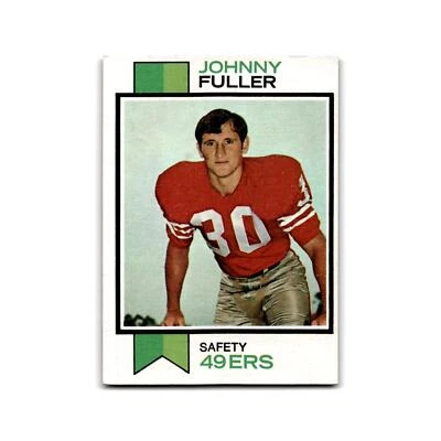 1973 Topps Johnny Fuller RC 49ers #207 - Image 1 of 3