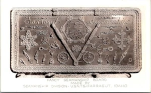 FARRAGUT Steamship Board; Seamanship Division; USNTS-Farragut, Idaho; PC; N Mint - Picture 1 of 2