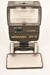 Miranda ZF-3 Zoom Shoe Mount Flash Fully Tested Ideal for Film Camera