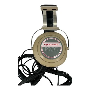 Realistic Koss PRO II Koss PRO 2 Vintage Stereo Headphones 1/4" Studio Jack - Picture 1 of 5