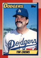 1990 Topps Tim Crews #551 Los Angeles Dodgers