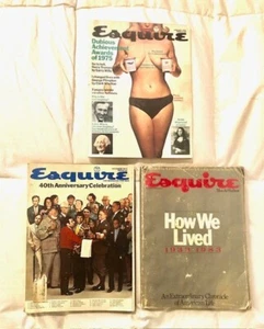 3 Classic Esquire Issues - Fabulous Reading by 20C Best Authors & Journalists  - Bild 1 von 6